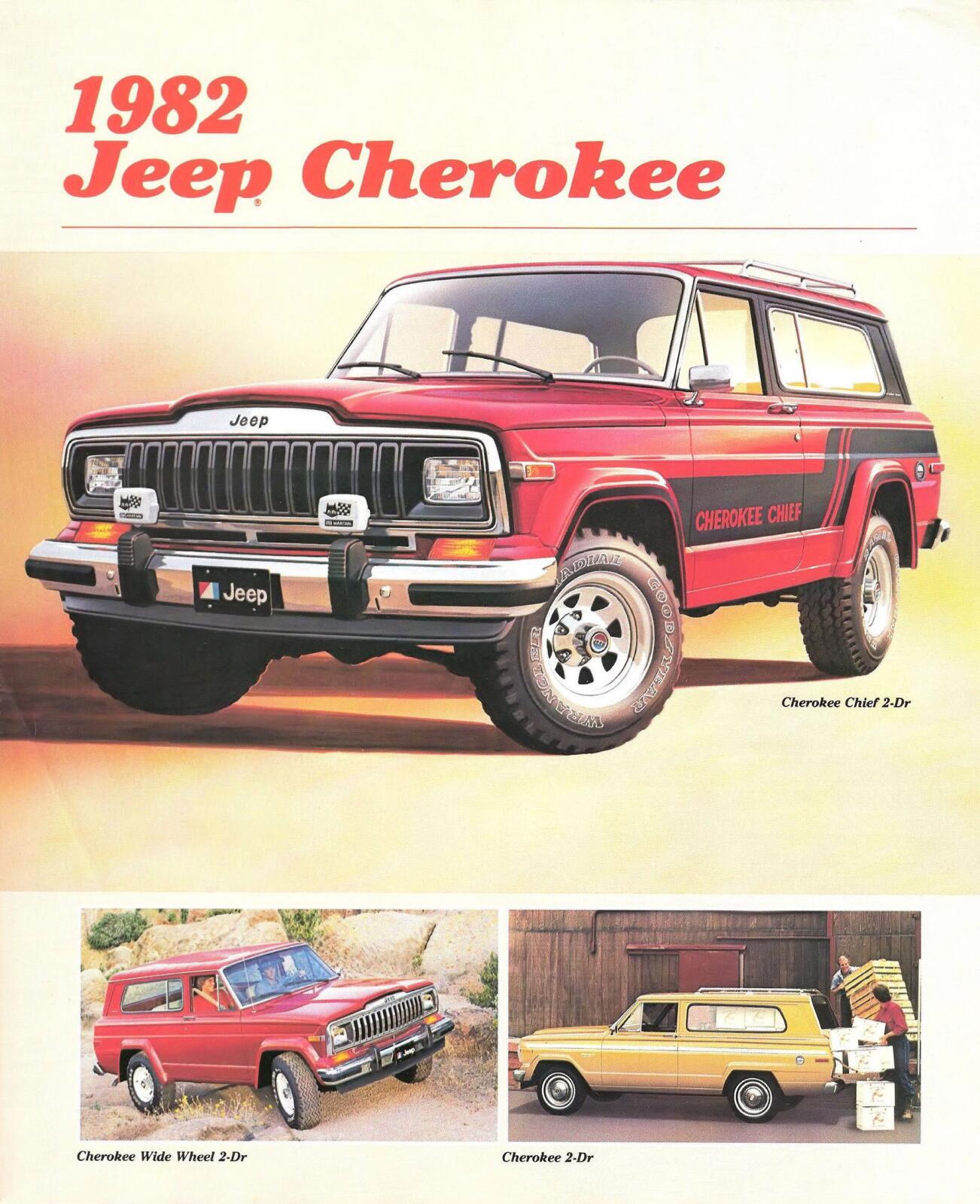 1982 Jeep Cherokee Pdf 3 28 MB Katalogy A Prospekty Anglicky EN