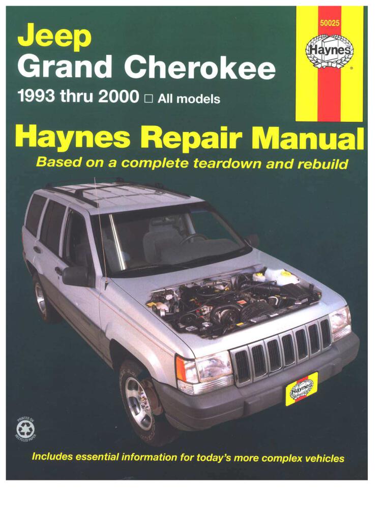 2001 jeep grand cherokee manual